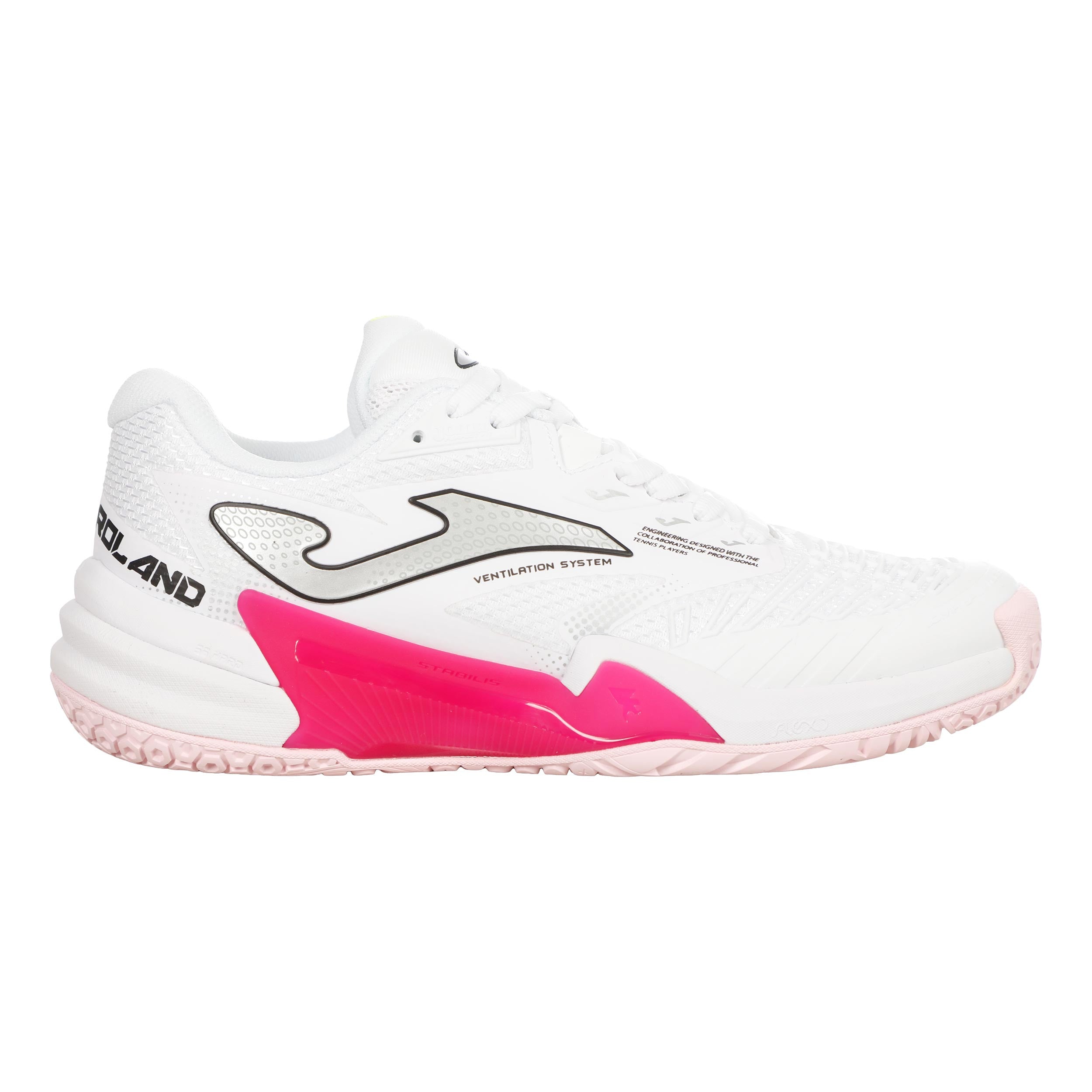 Joma Roland Allcourt schoen Dames - wit, roze